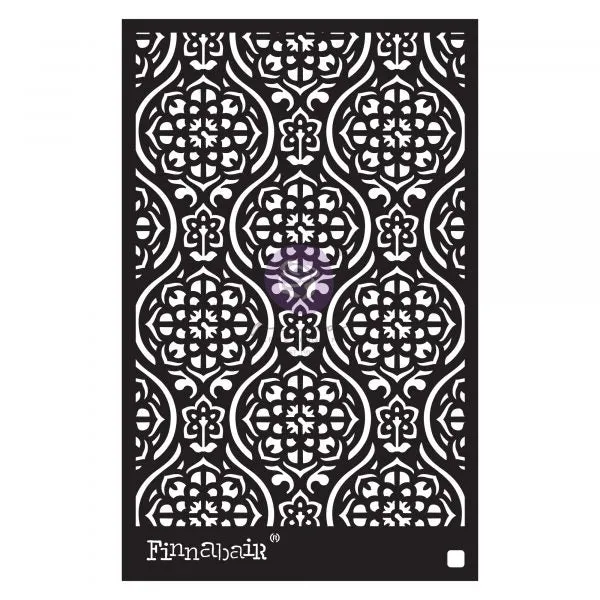 Victorian Tiles Stencil Finnabair