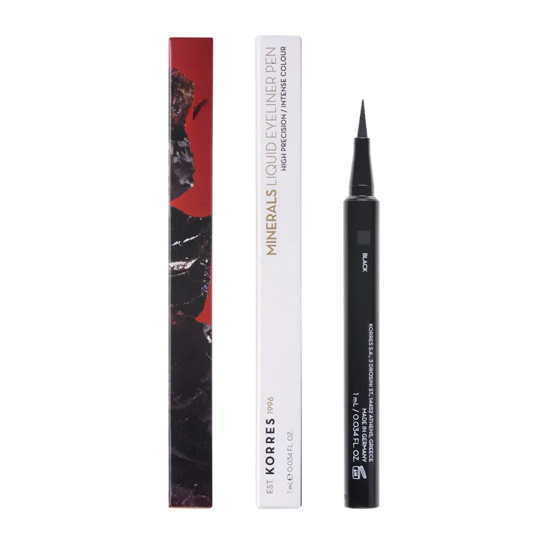 Volcanic Minerals Liquid Eyeliner Pen 01 Black