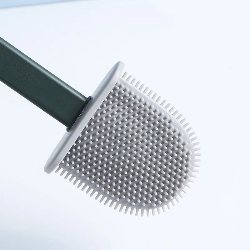 Wall Mounted Silicone Toilet Brush