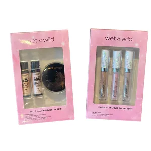 Wet n Wild Hello Halo Highlighter Trio & Mega Last Liquid Eyeshadow