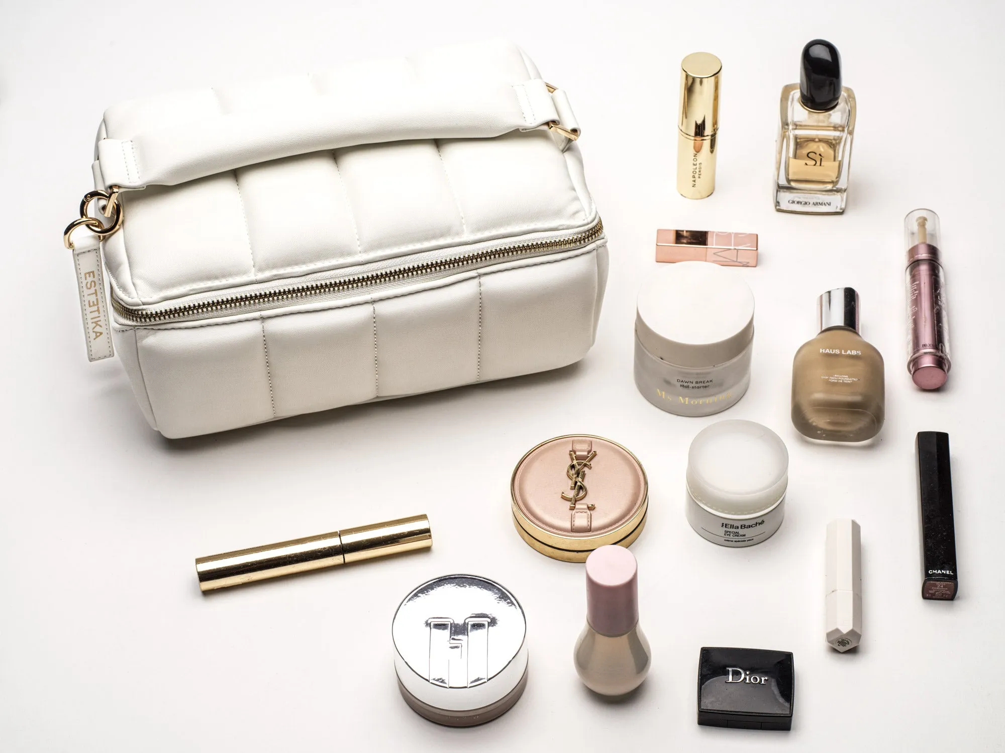 White Large Bridal Beauty Case - The BIGEE