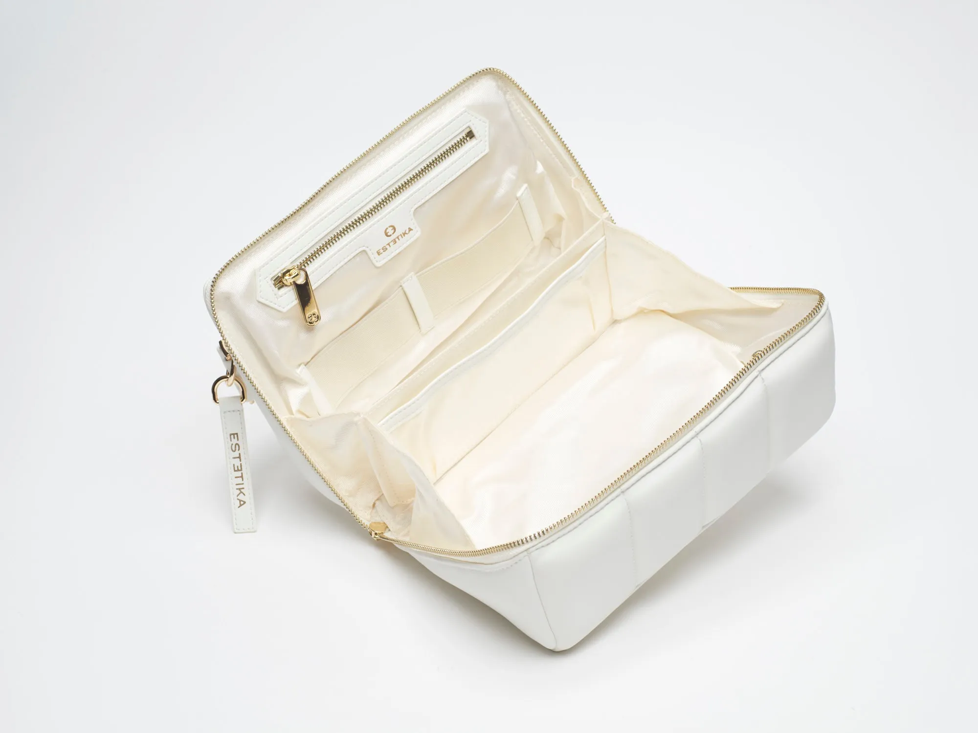 White Large Bridal Beauty Case - The BIGEE