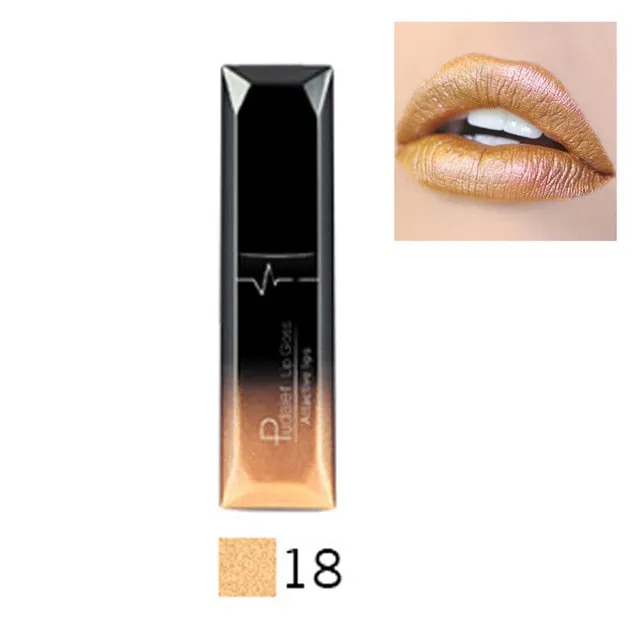 Women Beauty Lip  Sexy Long Lasting Waterproof Lip Gloss Matte Nude Liquid Lipstick