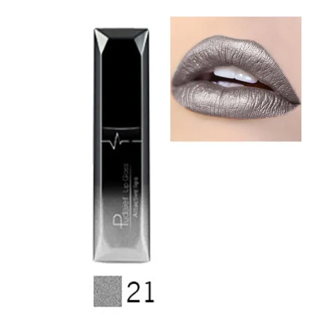 Women Beauty Lip  Sexy Long Lasting Waterproof Lip Gloss Matte Nude Liquid Lipstick
