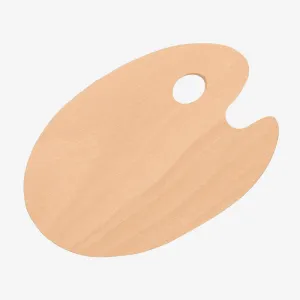 Wooden Colour Mixing Palette Round