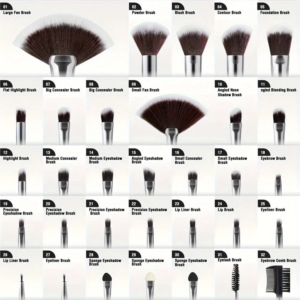 Wooden Handle Brush Set