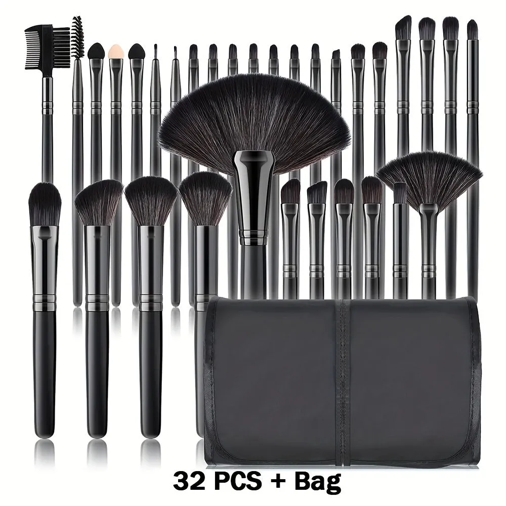 Wooden Handle Brush Set