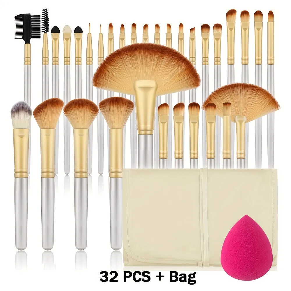 Wooden Handle Brush Set