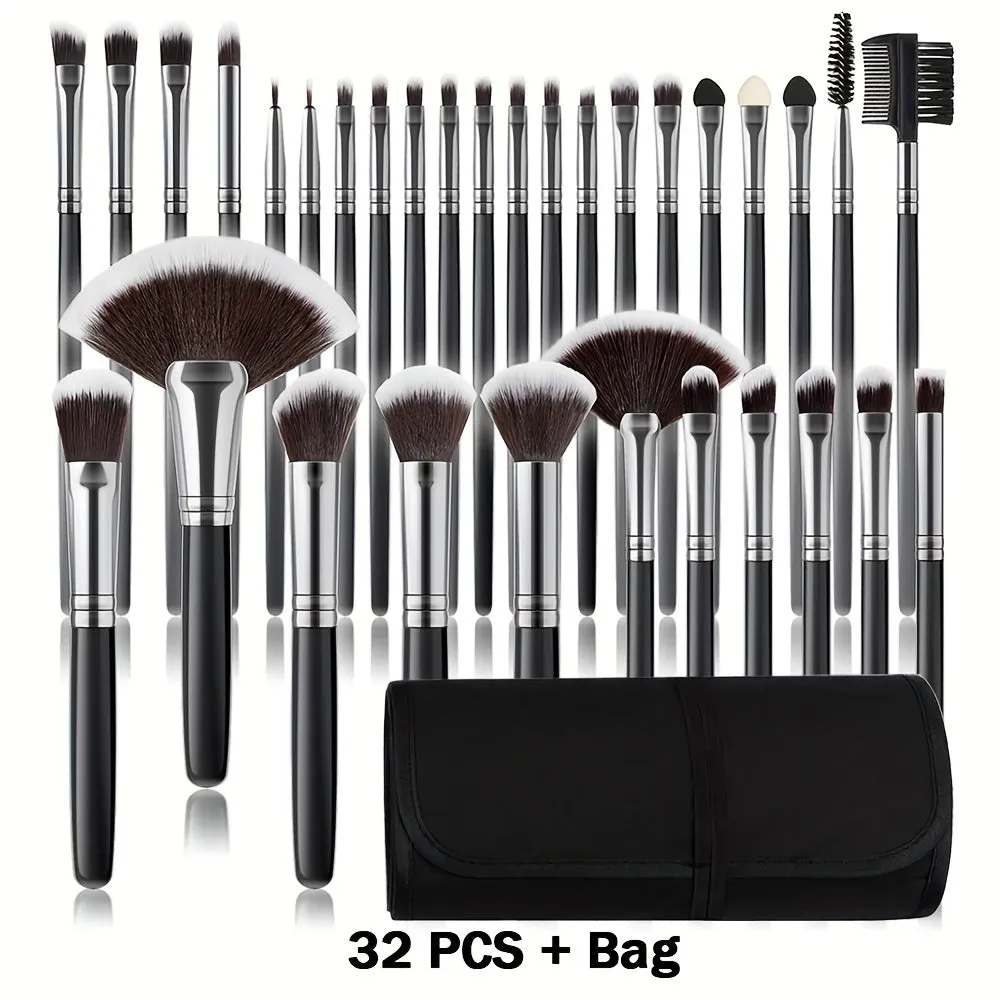 Wooden Handle Brush Set