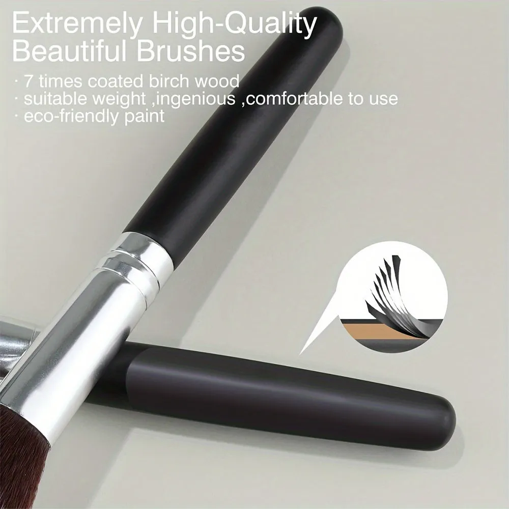 Wooden Handle Brush Set