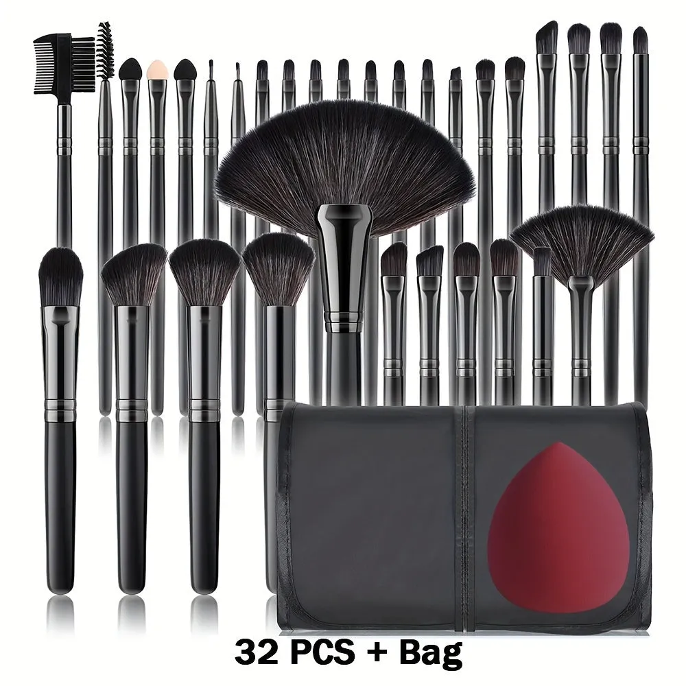 Wooden Handle Brush Set