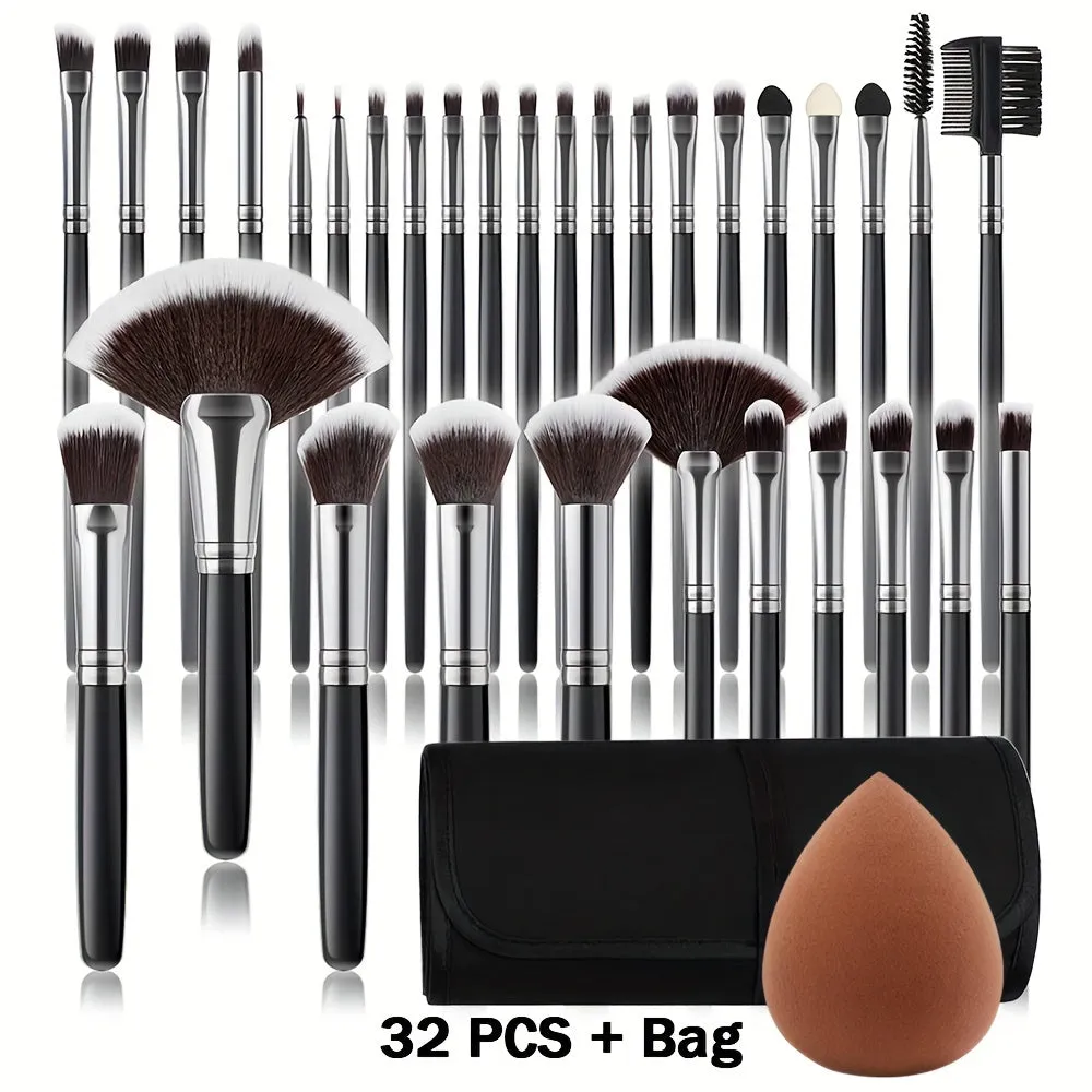 Wooden Handle Brush Set