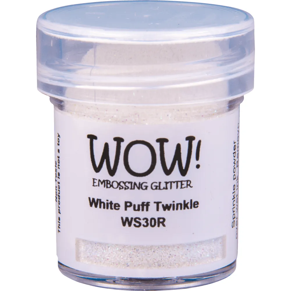 WOW! Embossing Glitter - White Puff Twinkle
