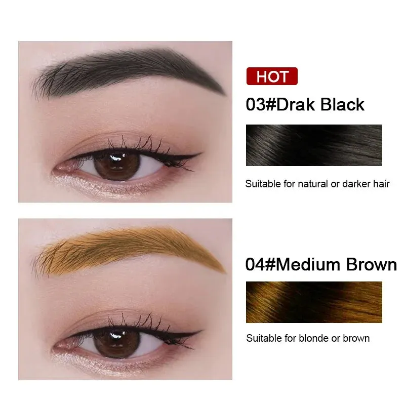 Yeknu 1PC Seal Dyed Eyebrow Cream, Natural Three-dimensional Waterproof, Sweat-proof, Non-fading, Non-fading Eyebrow Powder Eye Makeup