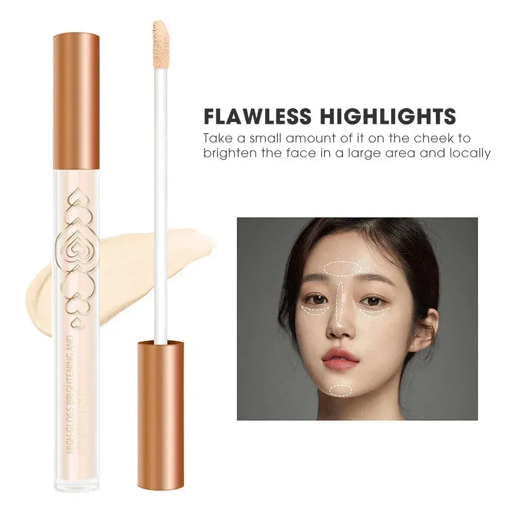 Yeknu Liquid Contouring Bronzer Stick 2 in 1 Brightens Skin Warm Tone Brown Nose Shadow Contour Matte Highlighter Face Bronzer Makeup