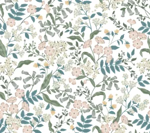 York PSW1543RL Sweetbrier Blush Peel & Stick Wallpaper